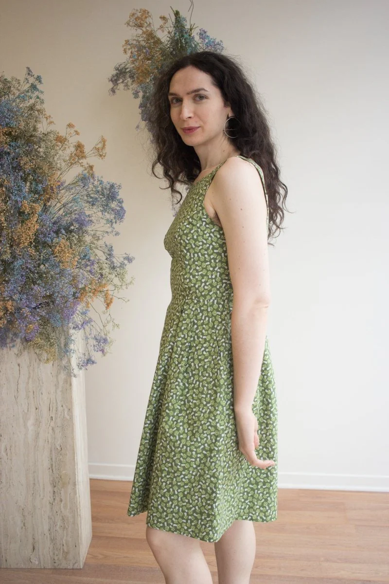 Birds of North America Myrmidon Dress (Greenies) - Image 3