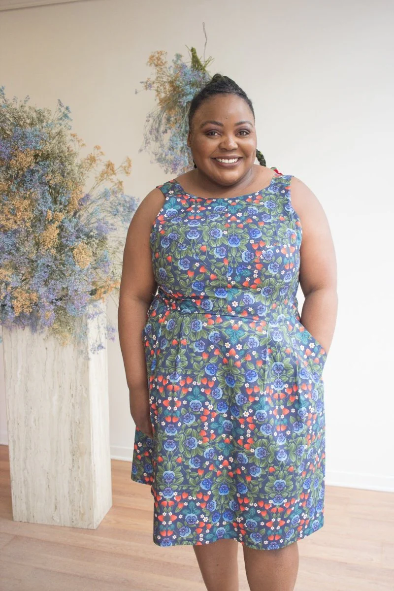Birds of North America Myrmidon Dress (Summer Sweetness)