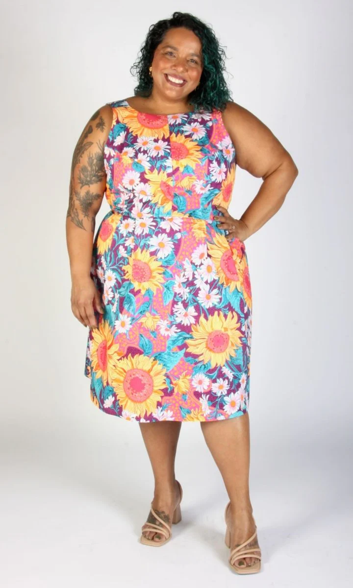Birds of North America Myrmidon Dress (Sunflower Kingdom) - Image 7