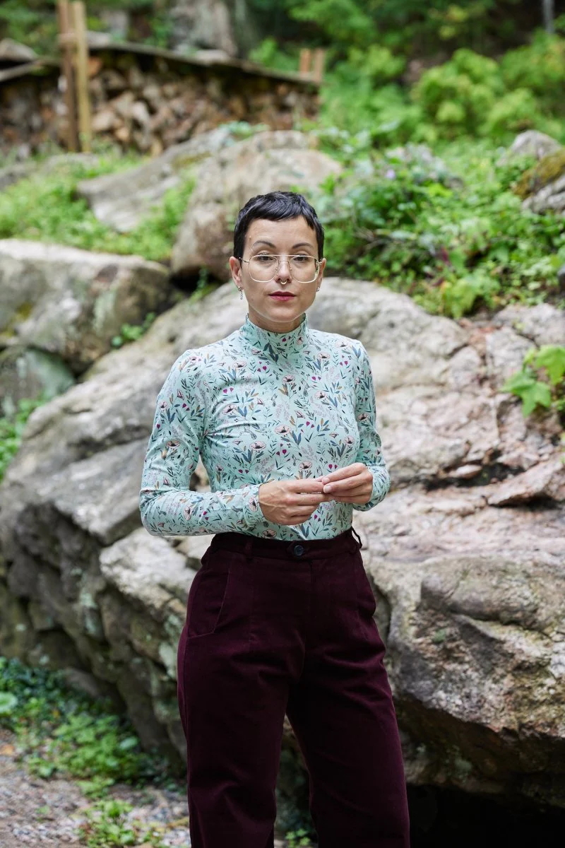 Birds of North America Nunchie Top - Scrapbook (Online Exclusive)