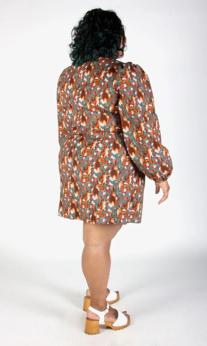 Birds of North America Nyctale Dress - Hare Berry (Online Exclusive) - Image 12