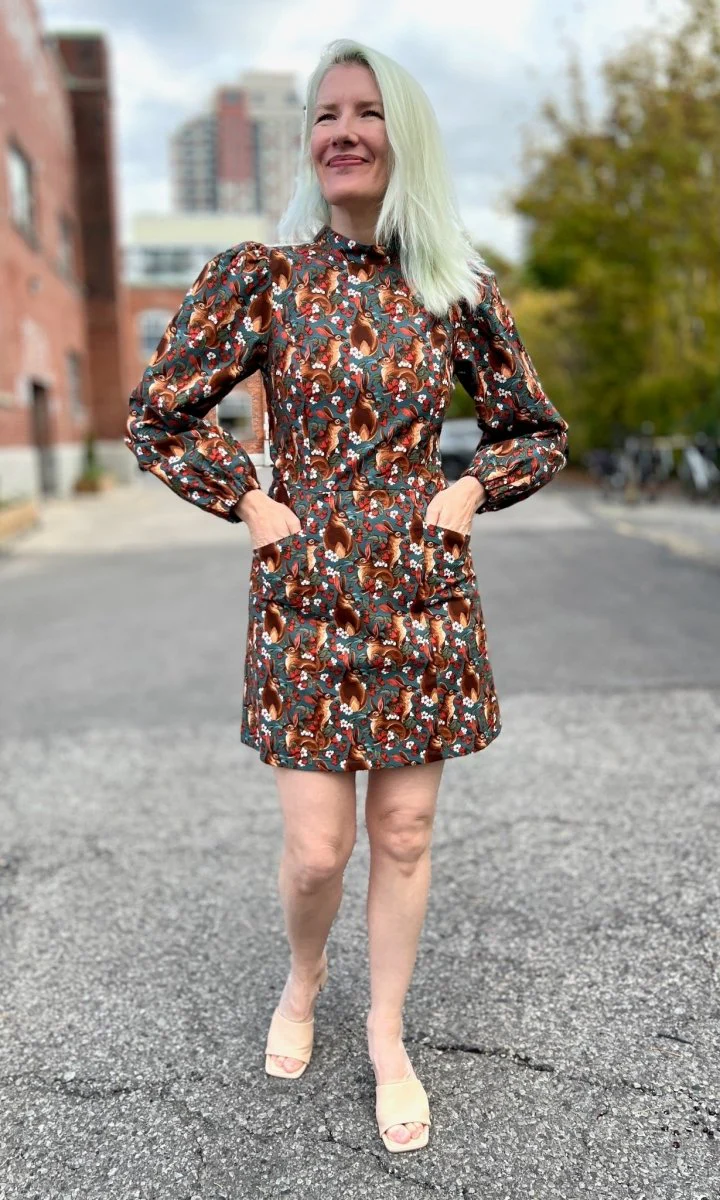 Birds of North America Nyctale Dress - Hare Berry (Online Exclusive) - Image 4