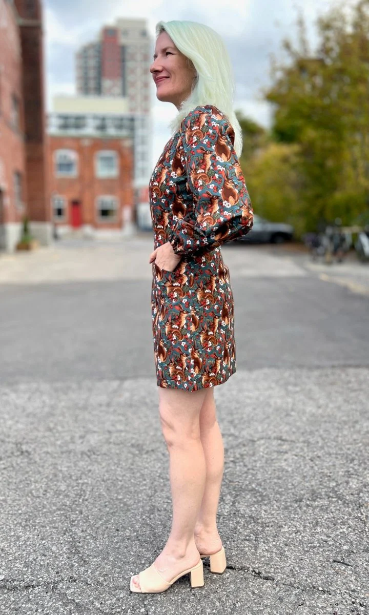 Birds of North America Nyctale Dress - Hare Berry (Online Exclusive) - Image 6