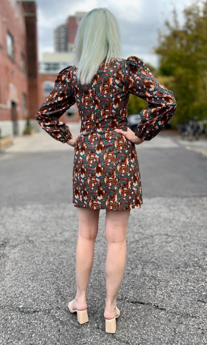 Birds of North America Nyctale Dress - Hare Berry (Online Exclusive) - Image 8