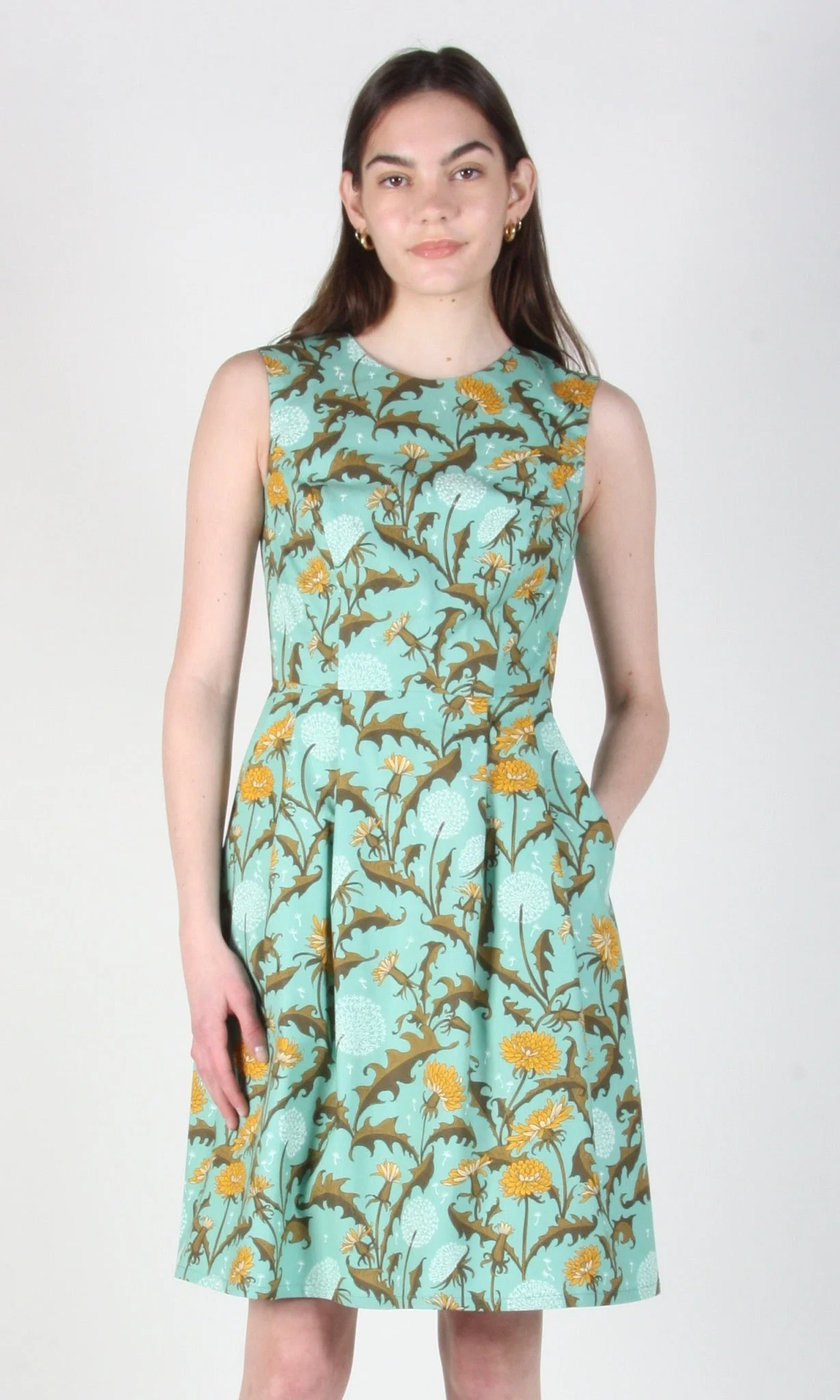 Birds of North America Peafowl Dress - Pissenlit (Online Exclusive) - Image 5