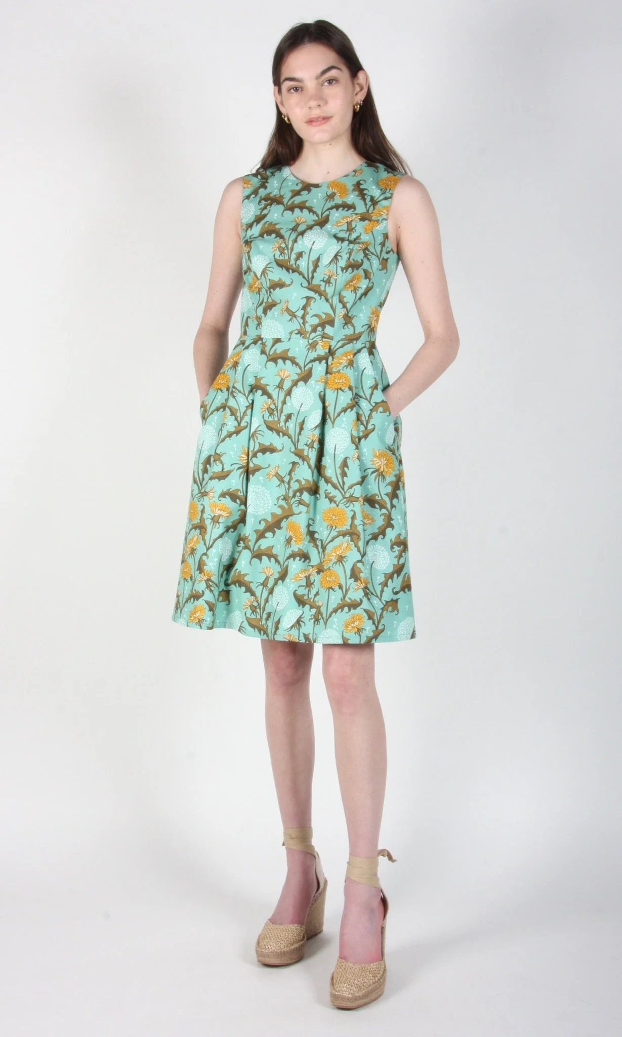 Birds of North America Peafowl Dress - Pissenlit (Online Exclusive) - Image 6