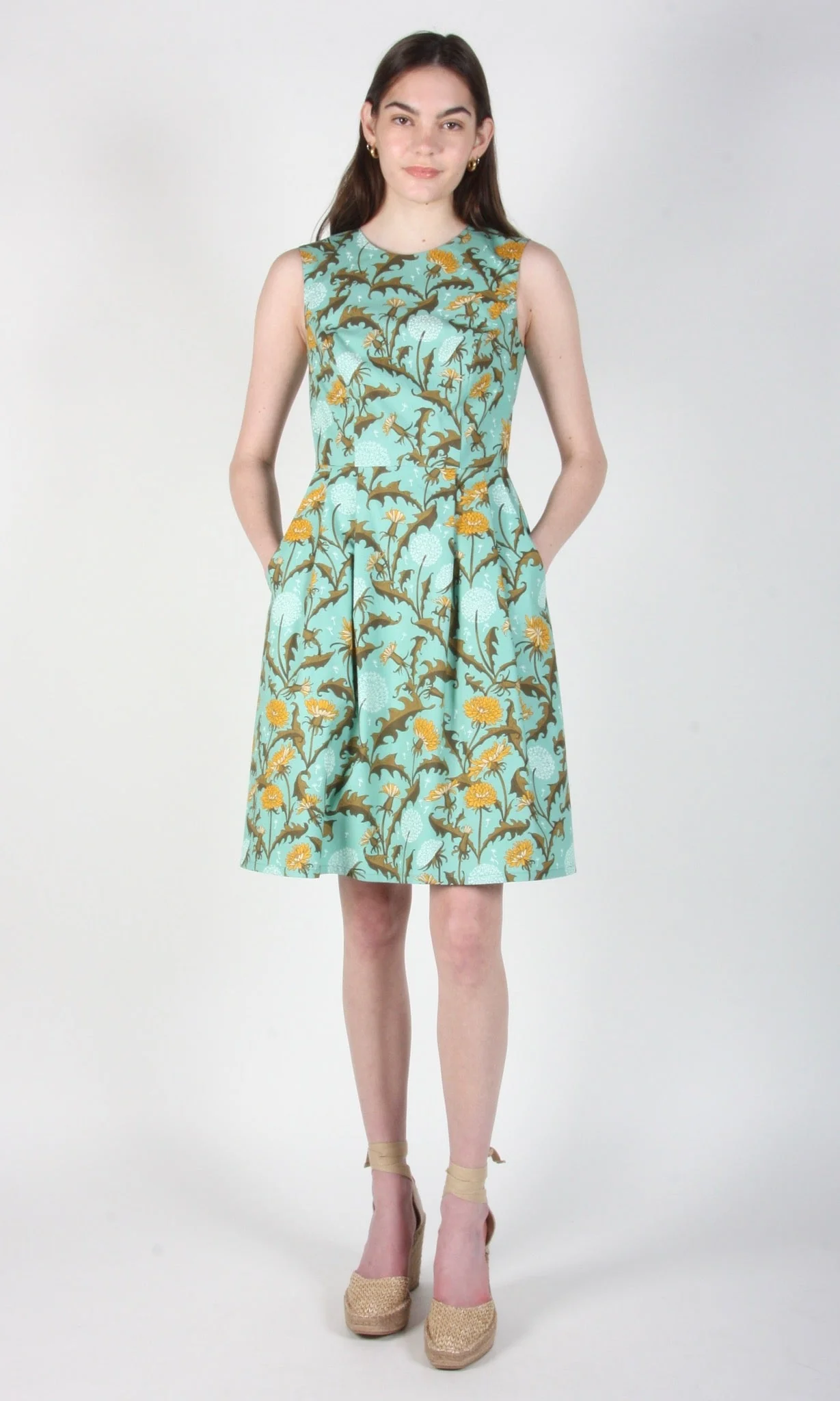 Birds of North America Peafowl Dress - Pissenlit (Online Exclusive) - Image 7