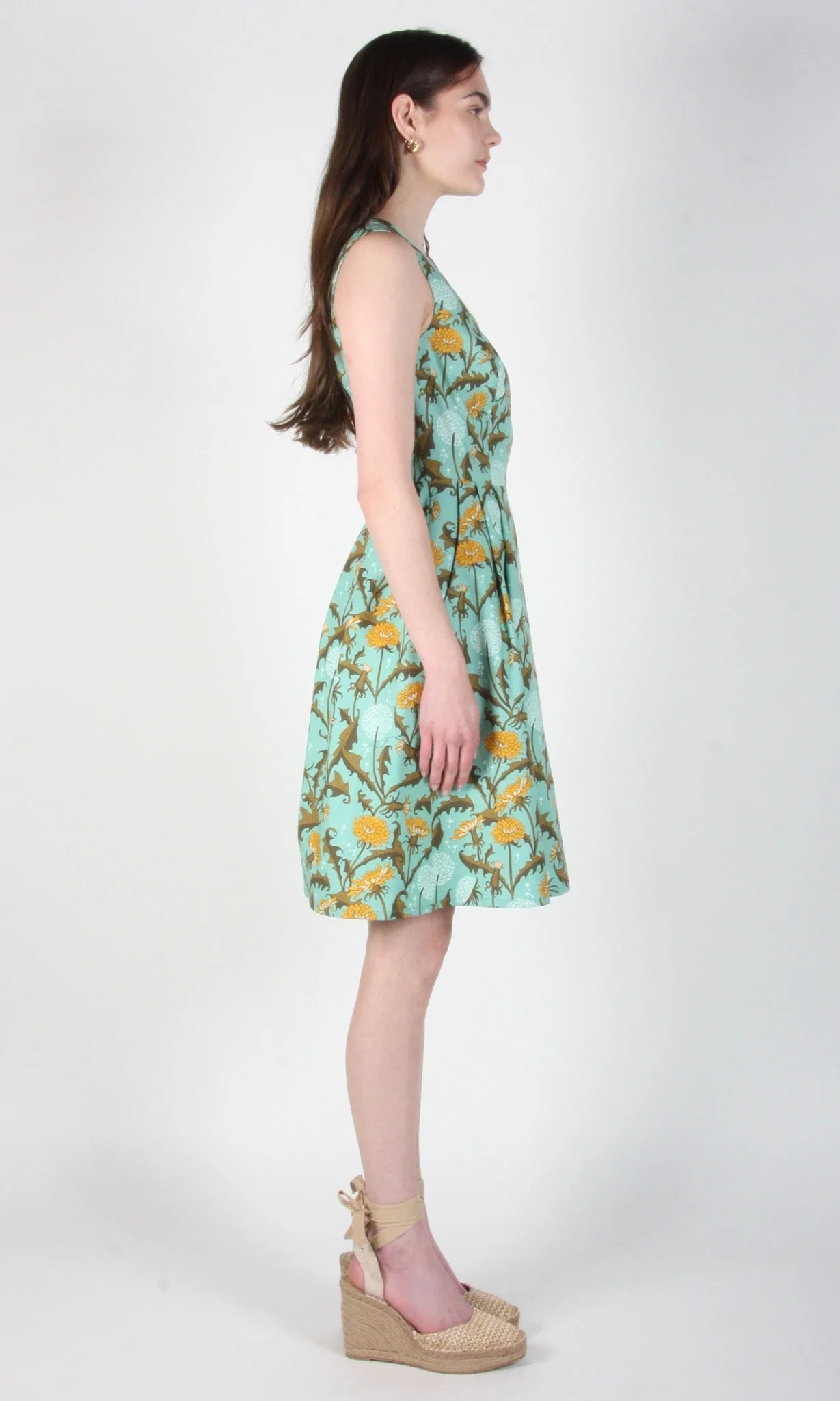 Birds of North America Peafowl Dress - Pissenlit (Online Exclusive) - Image 8