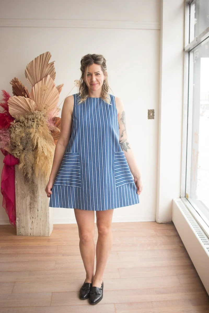 Birds of North America Redpoll Dress (ZigZag)