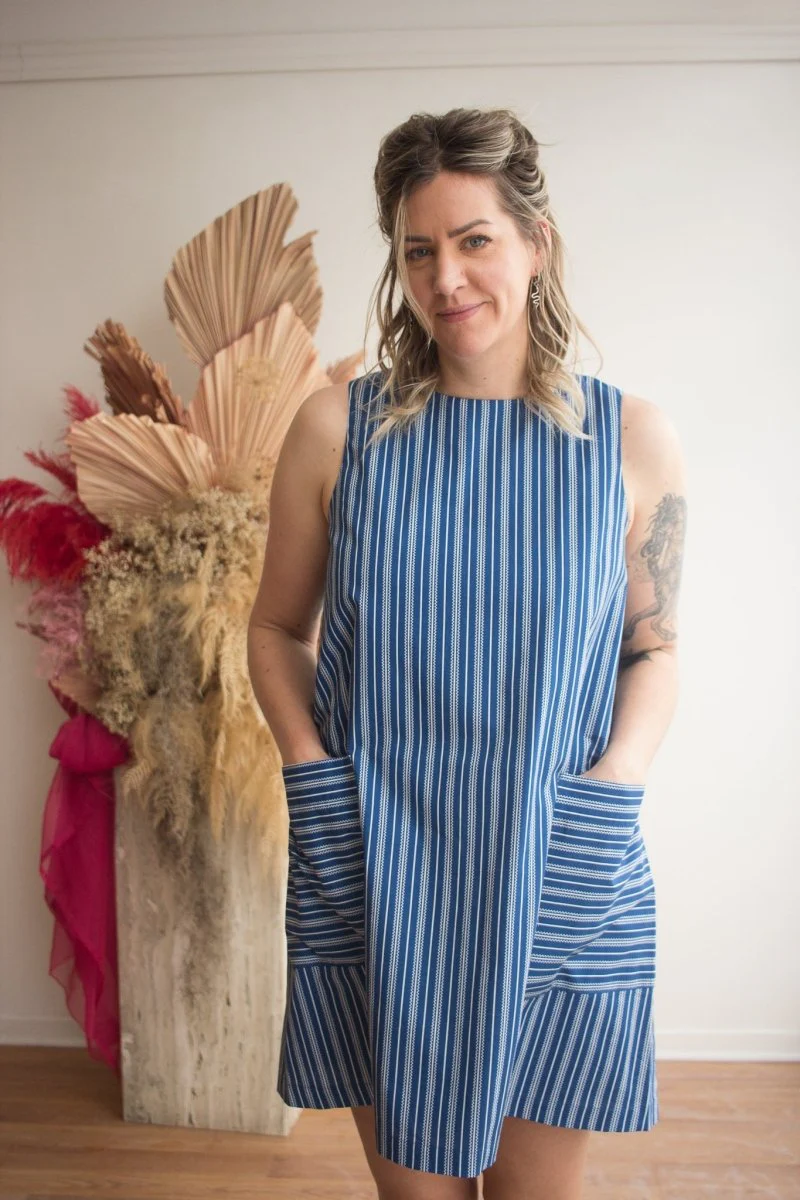 Birds of North America Redpoll Dress (ZigZag) - Image 2