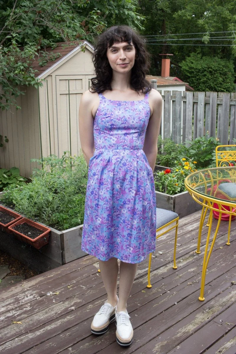 Birds of North America Reedbird Dress - Aster (Online Exclusive)