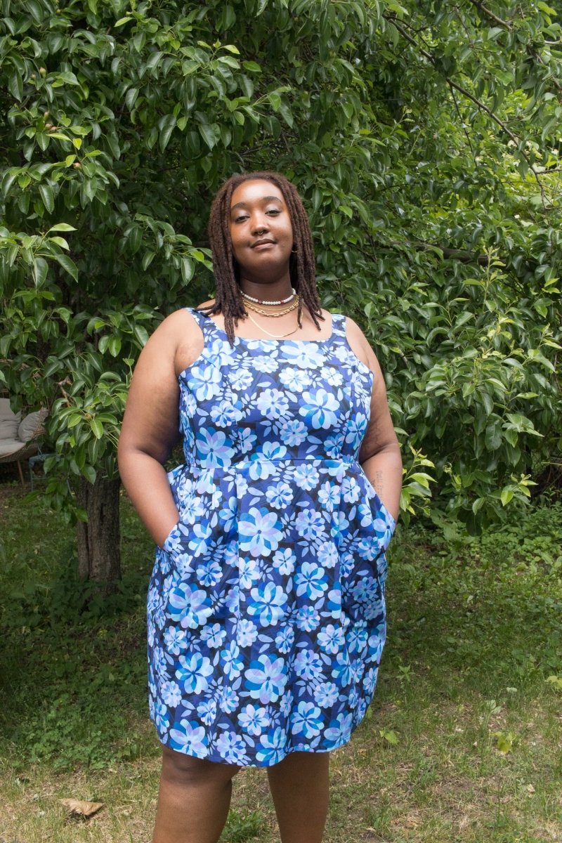 Birds of North America Reedbird Dress - Larkspur (Online Exclusive) - Image 2