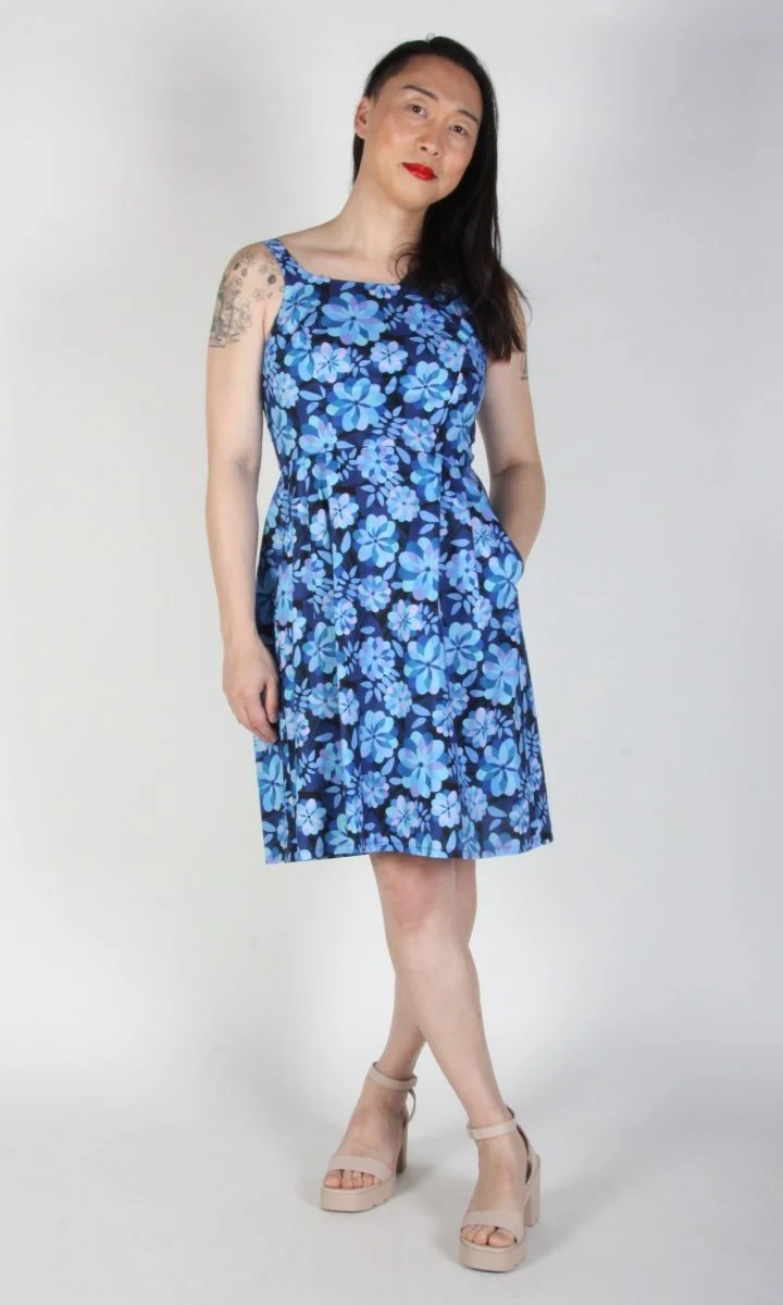 Birds of North America Reedbird Dress - Larkspur (Online Exclusive) - Image 4