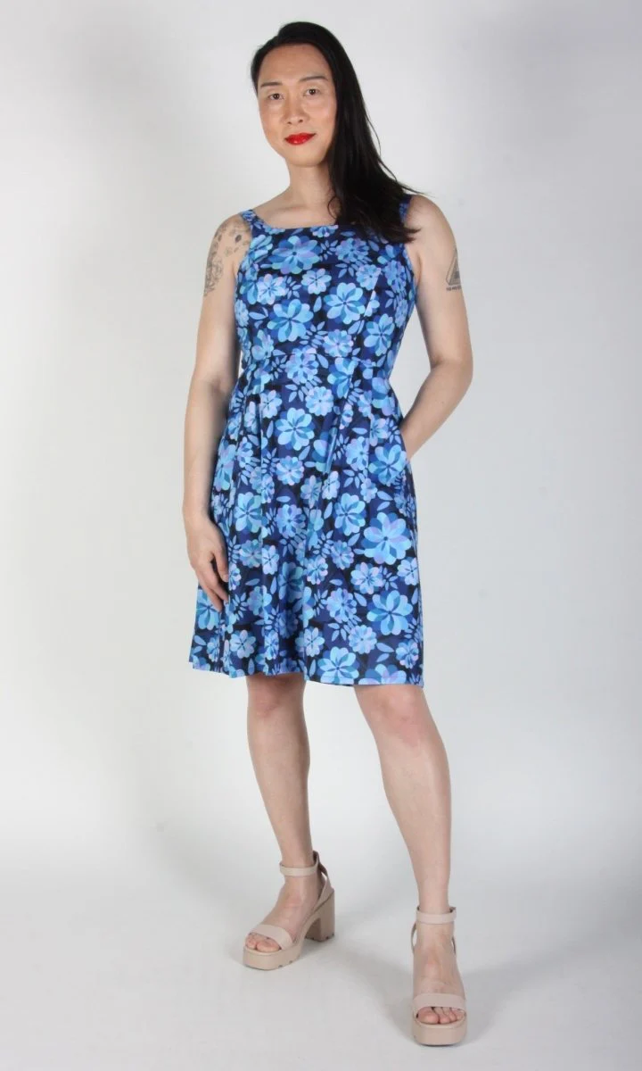 Birds of North America Reedbird Dress - Larkspur (Online Exclusive) - Image 5