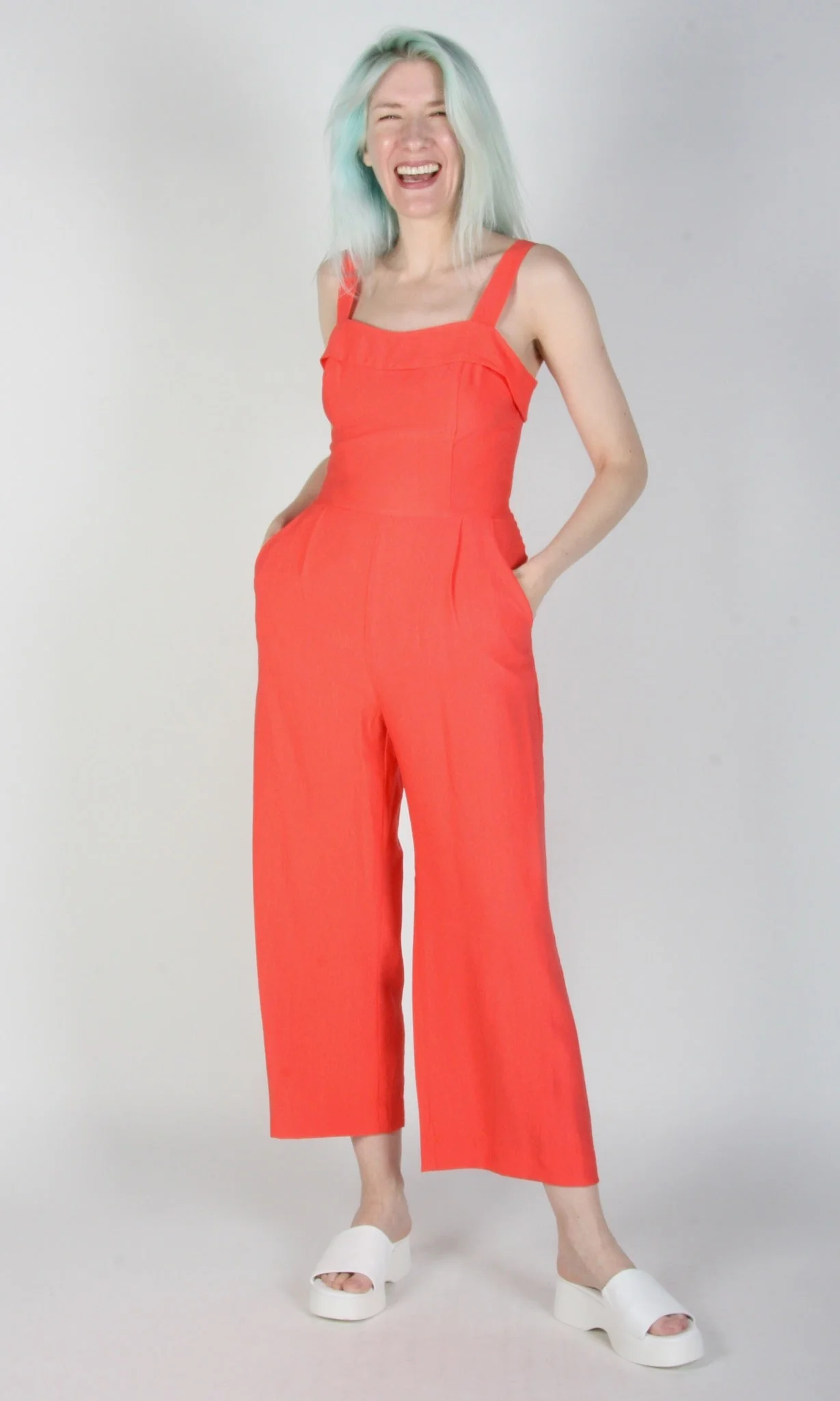 Birds of North America Sandgrouse Jumpsuit - Coral (Online Exclusive) - Image 6