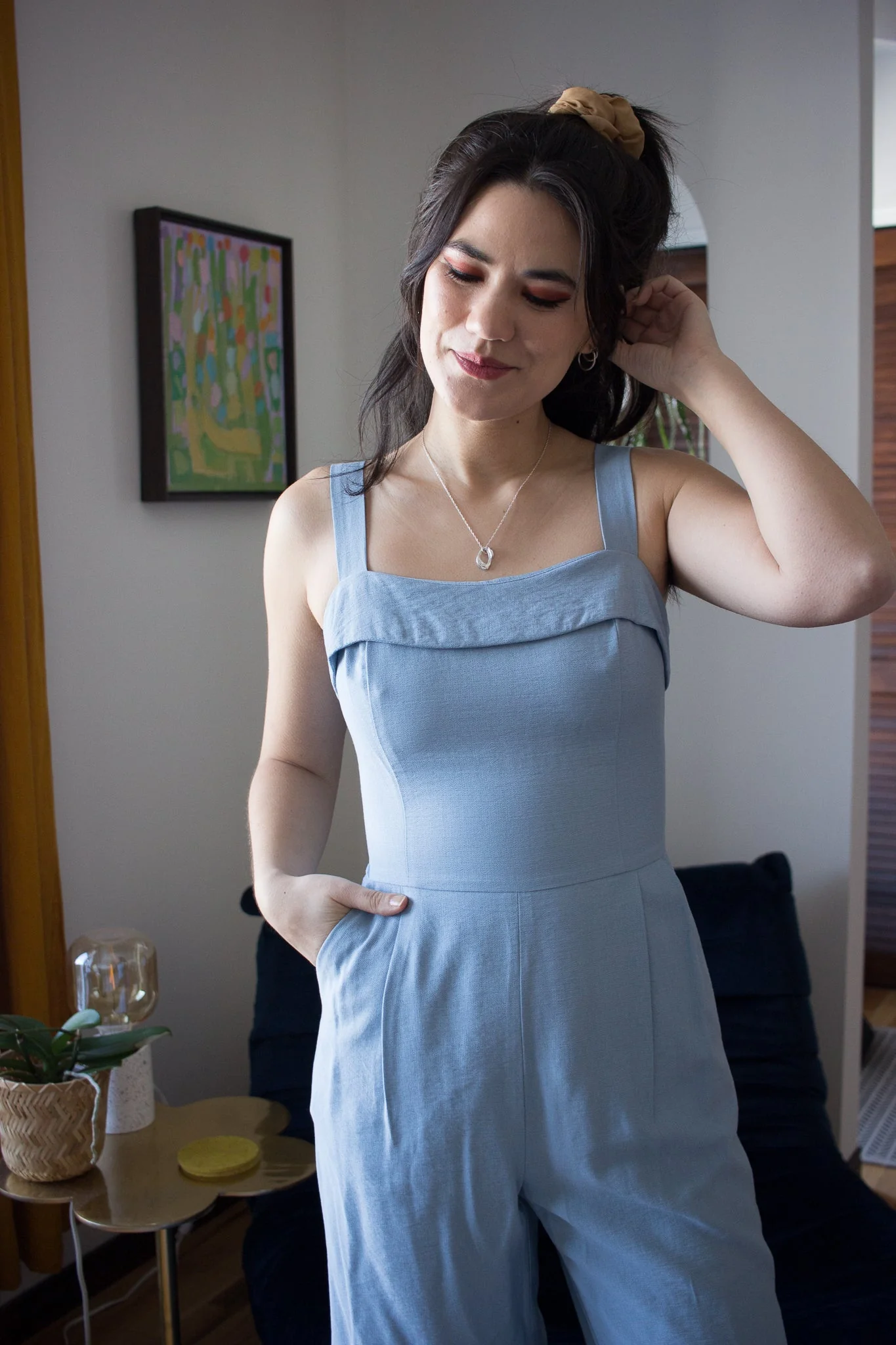Birds of North America Sandgrouse Jumpsuit - Morning Sea (Online Exclusive) - Image 3
