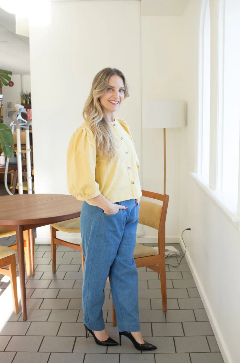 Birds of North America Serin Blouse - Sunflower (Online Exclusive) - Image 6