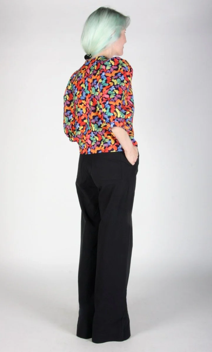 Birds of North America Serin Blouse - Lepidoptera (Online Exclusive) - Image 7