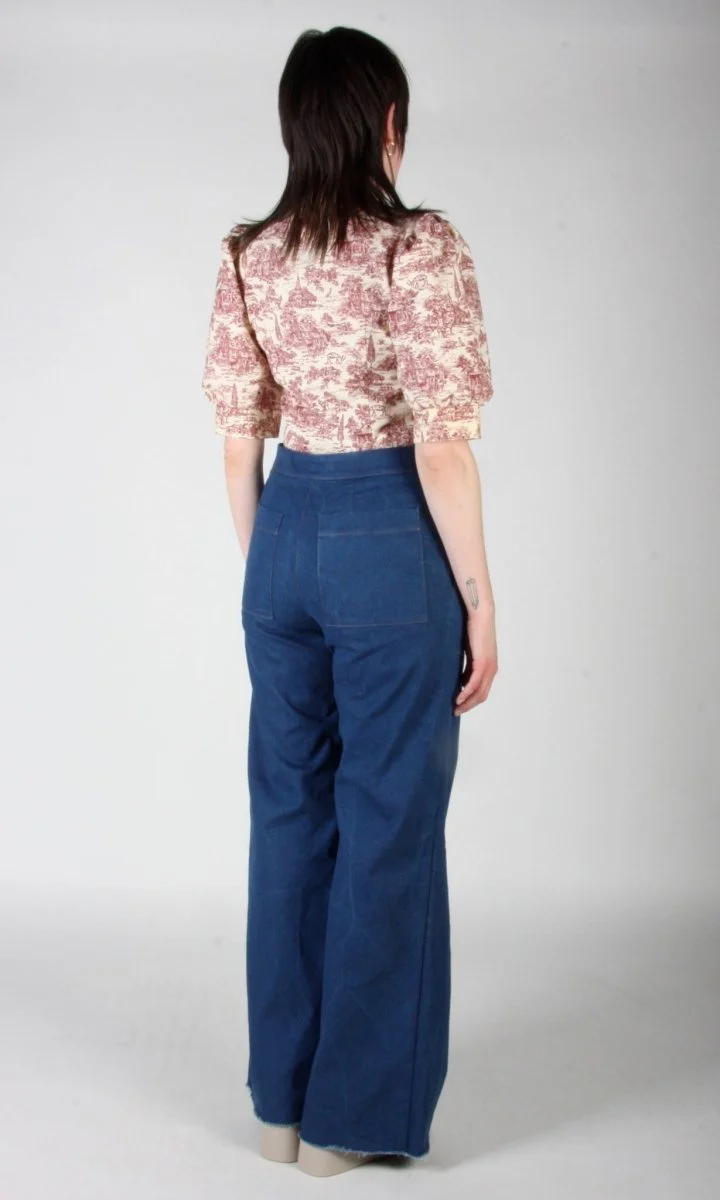 Birds of North America Stonechat Top - Brick Village Toile (Online Exclusive) - Image 11