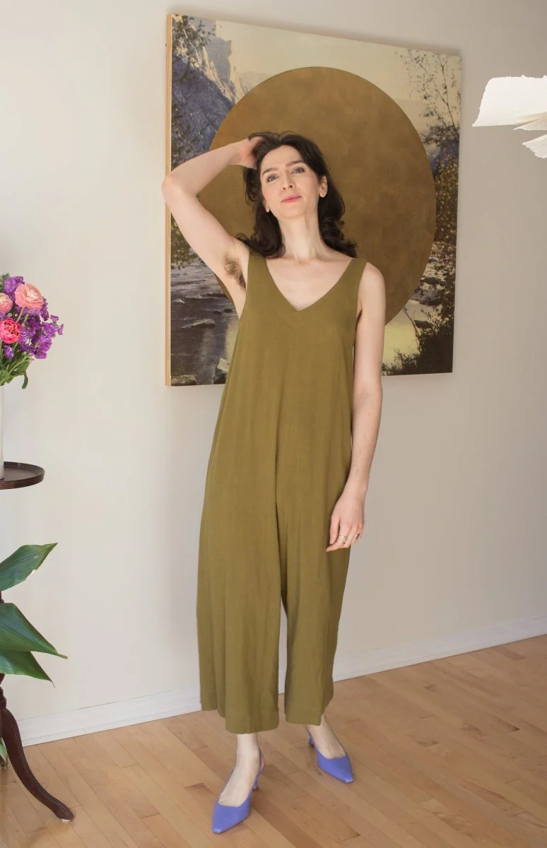 Birds of North America Tawny Pipit Jumpsuit  - Golden Moss (Online Exclusvie) - Image 3