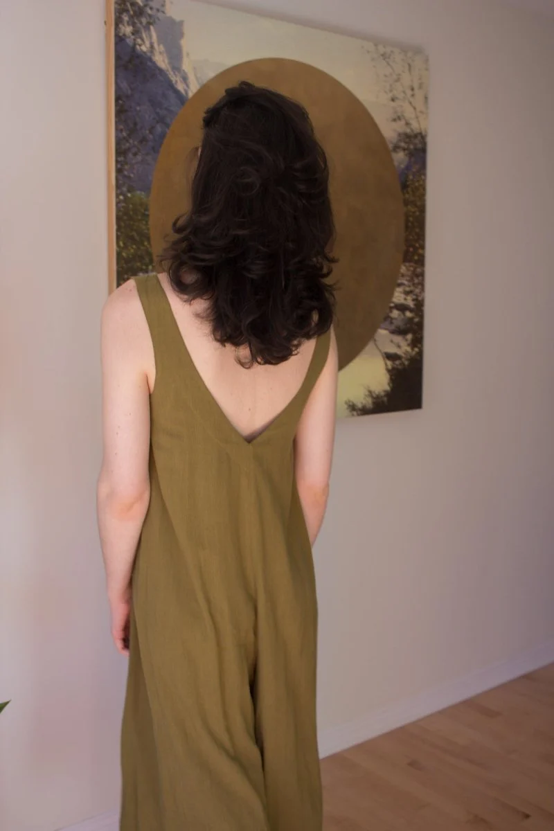 Birds of North America Tawny Pipit Jumpsuit  - Golden Moss (Online Exclusvie) - Image 4