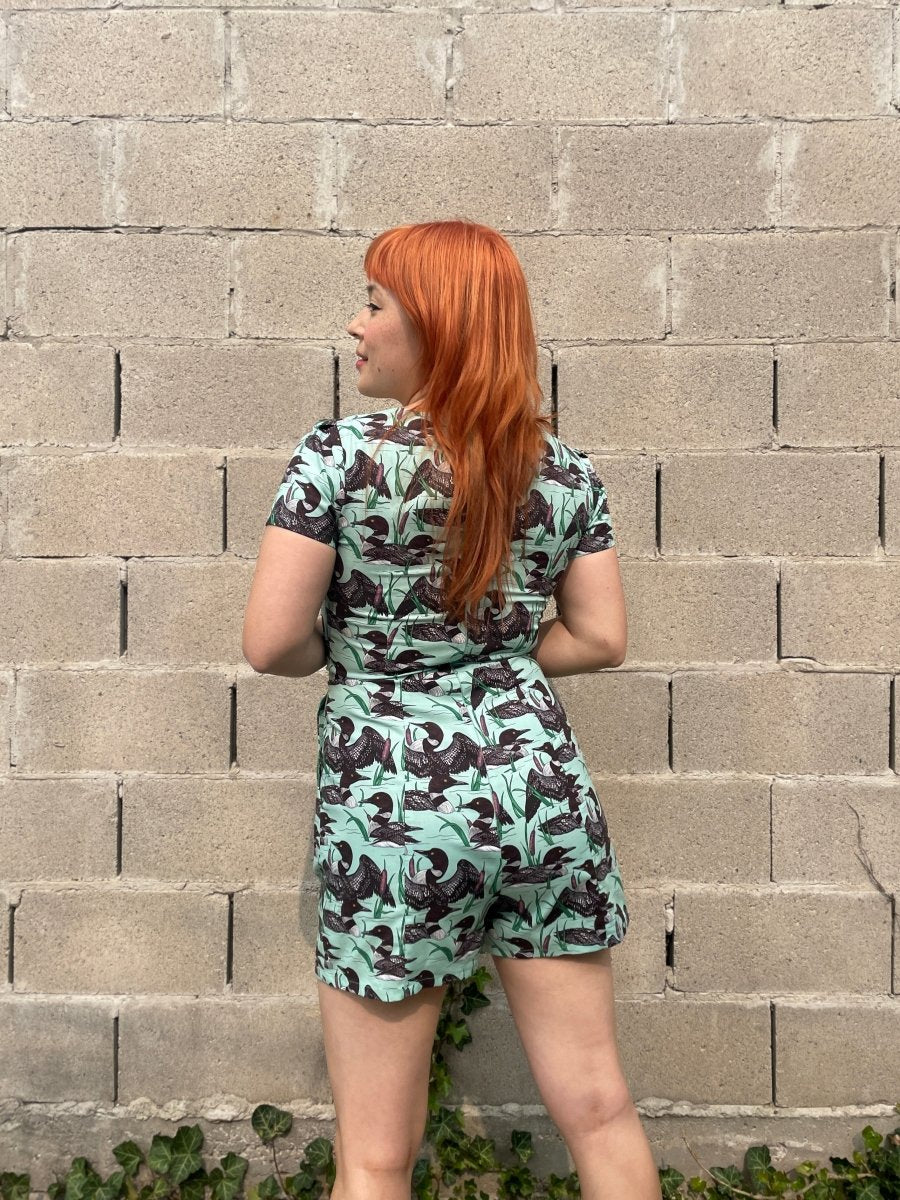 Birds of North America Teeter Bob Romper - Loons (Online Exclusive) - Image 3