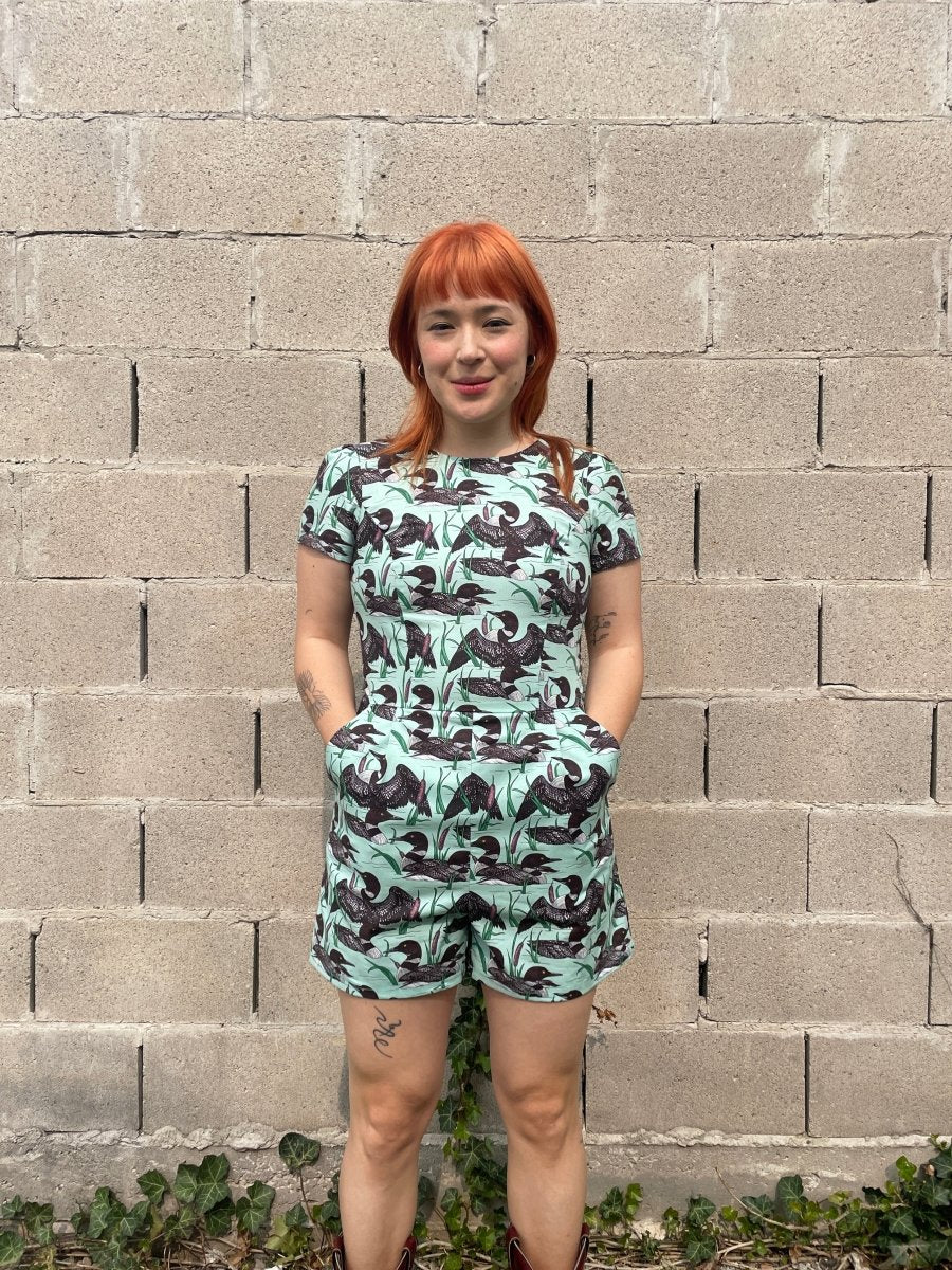 Birds of North America Teeter Bob Romper - Loons (Online Exclusive) - Image 4