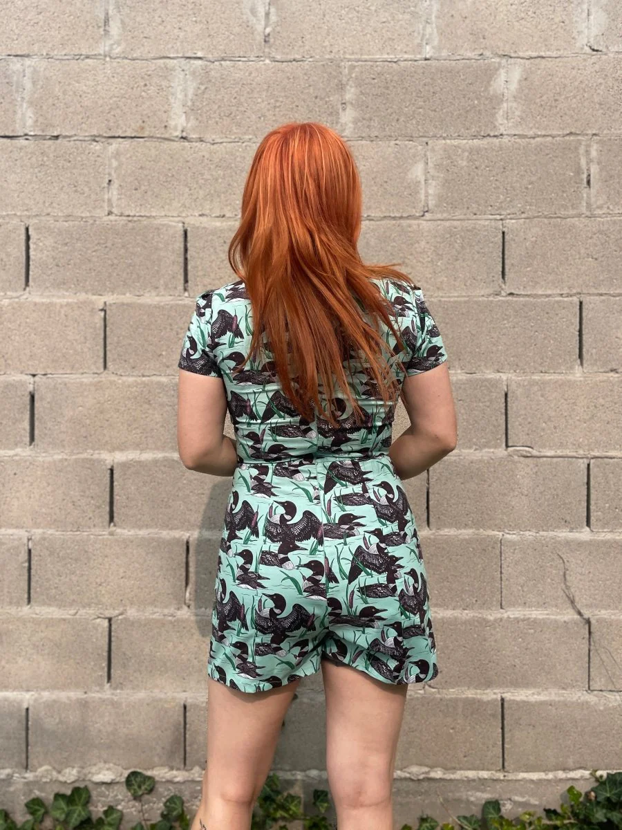 Birds of North America Teeter Bob Romper - Loons (Online Exclusive) - Image 7