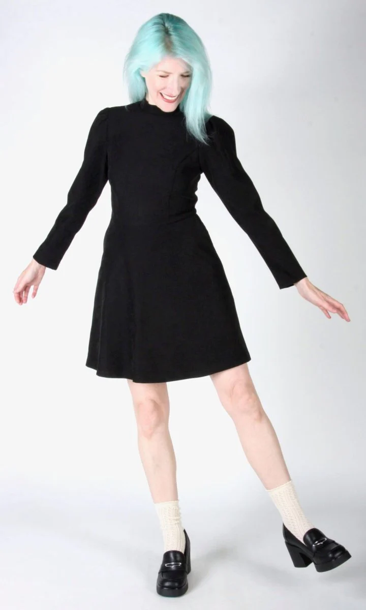 Birds of North America Topaz Dress - Black (Online Exclusive) - Image 11