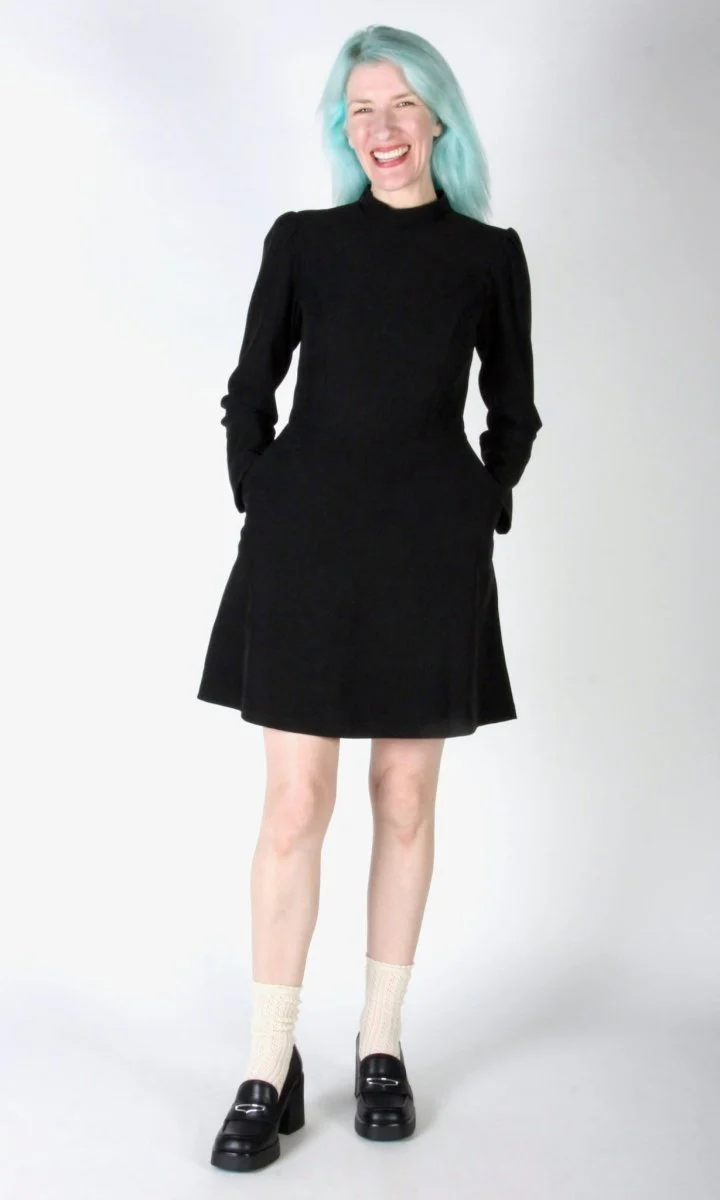 Birds of North America Topaz Dress - Black (Online Exclusive) - Image 12