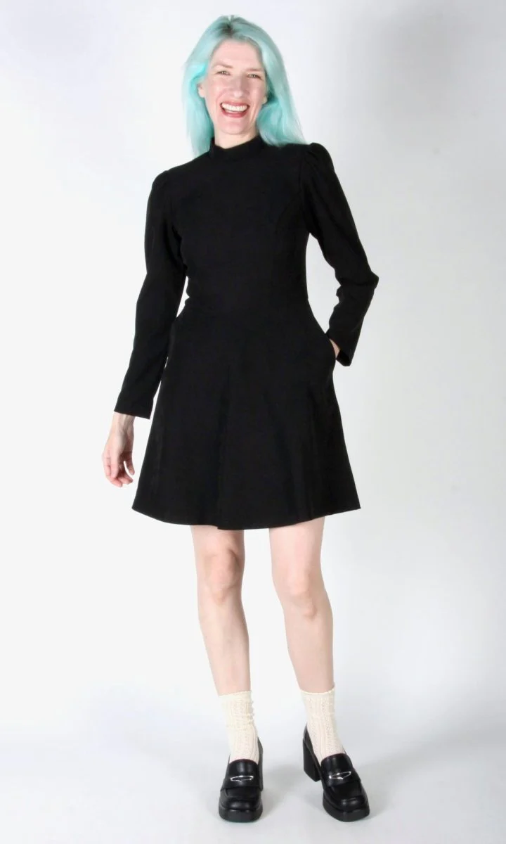 Birds of North America Topaz Dress - Black (Online Exclusive) - Image 13