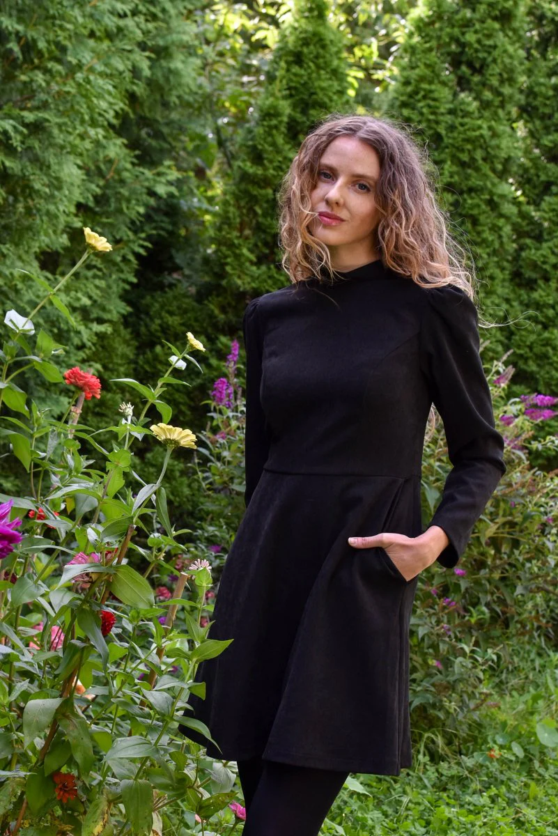 Birds of North America Topaz Dress - Black (Online Exclusive) - Image 4