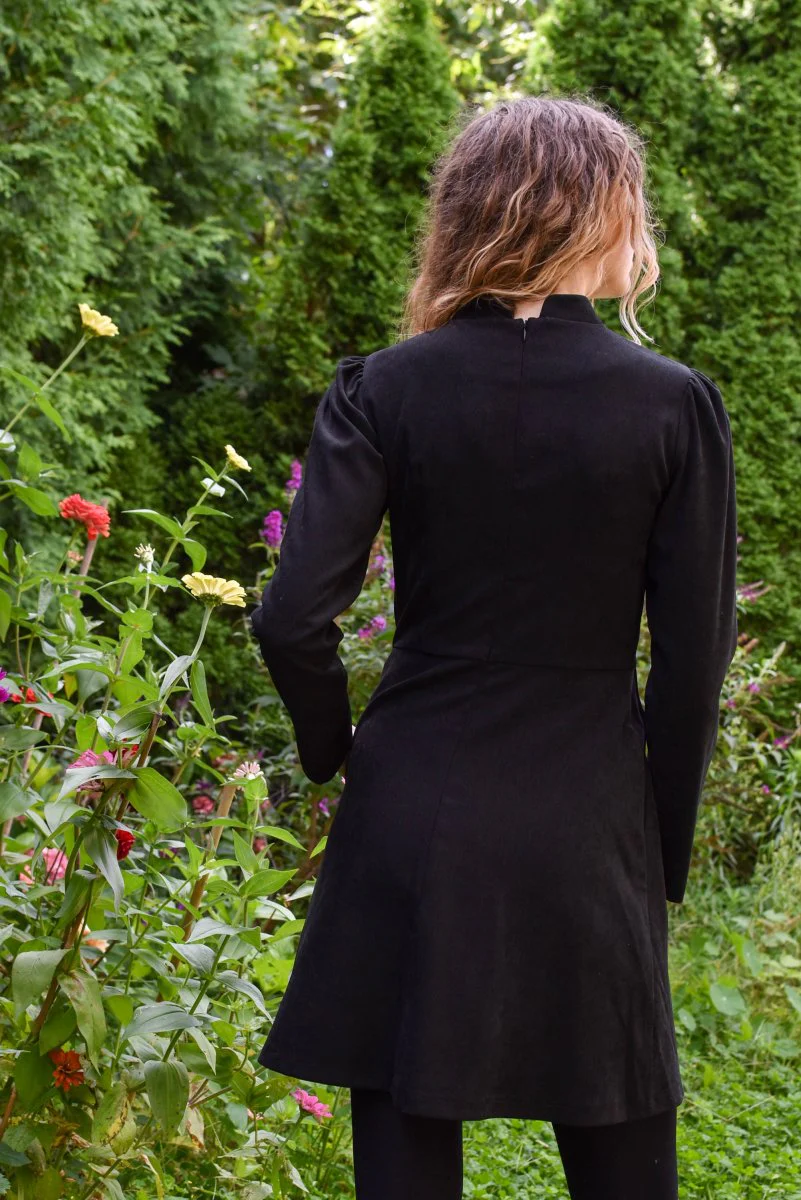 Birds of North America Topaz Dress - Black (Online Exclusive) - Image 5