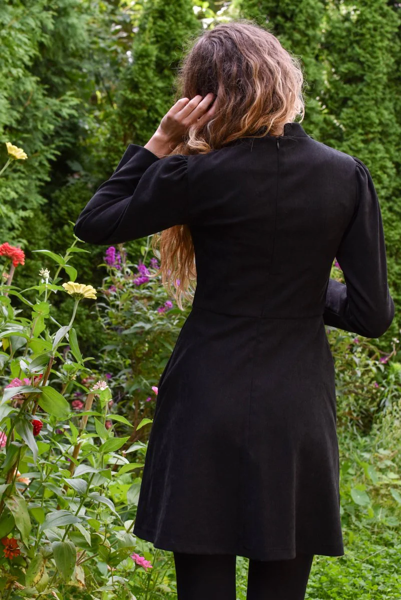 Birds of North America Topaz Dress - Black (Online Exclusive) - Image 6
