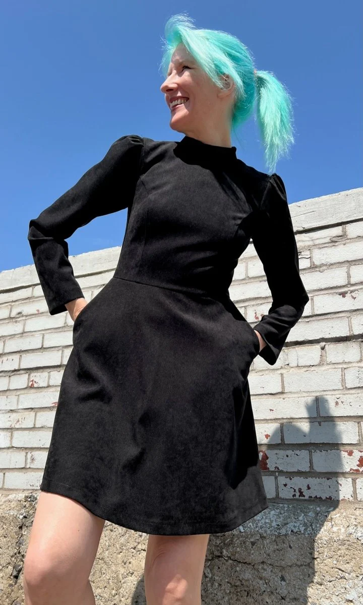 Birds of North America Topaz Dress - Black (Online Exclusive) - Image 7
