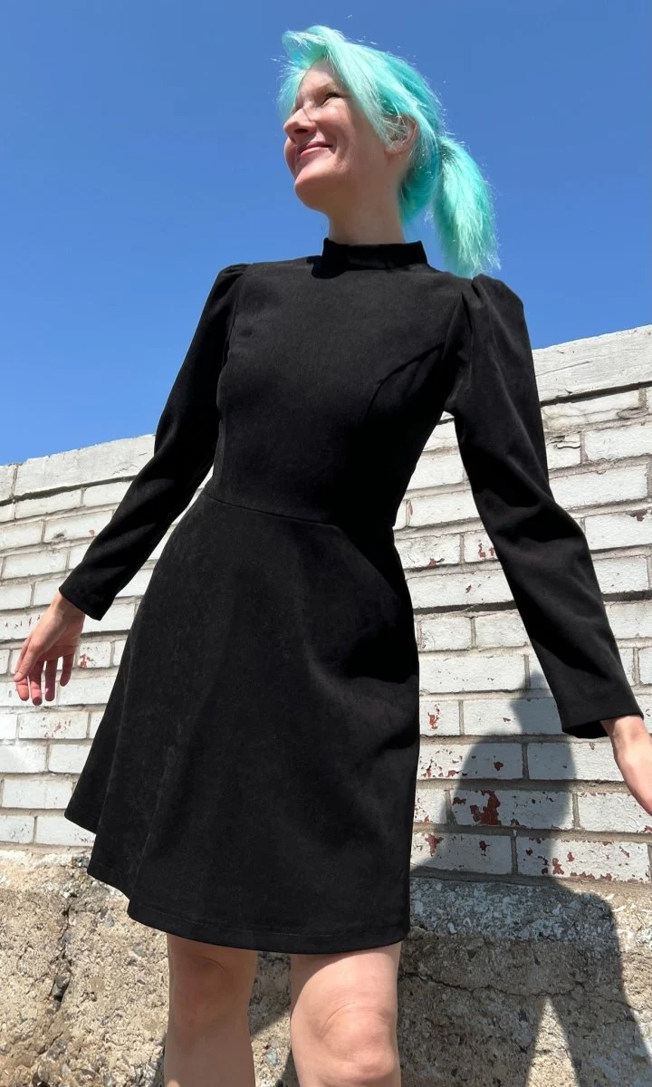 Birds of North America Topaz Dress - Black (Online Exclusive) - Image 8