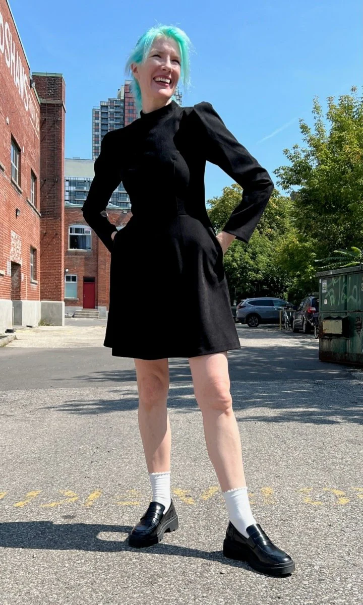 Birds of North America Topaz Dress - Black (Online Exclusive) - Image 9