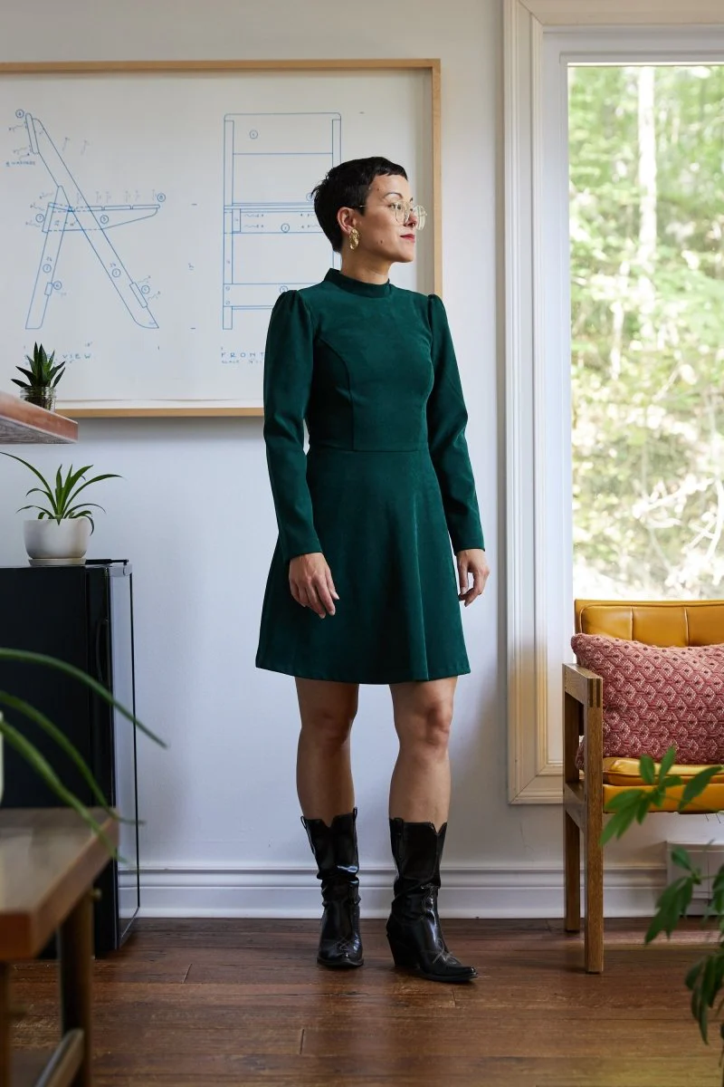 Birds of North America Topaz Dress - Conifer (Online Exclusive)
