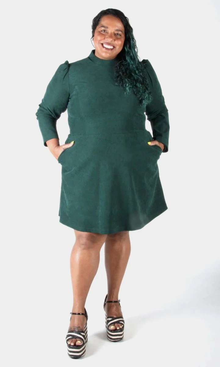 Birds of North America Topaz Dress - Conifer (Online Exclusive) - Image 15