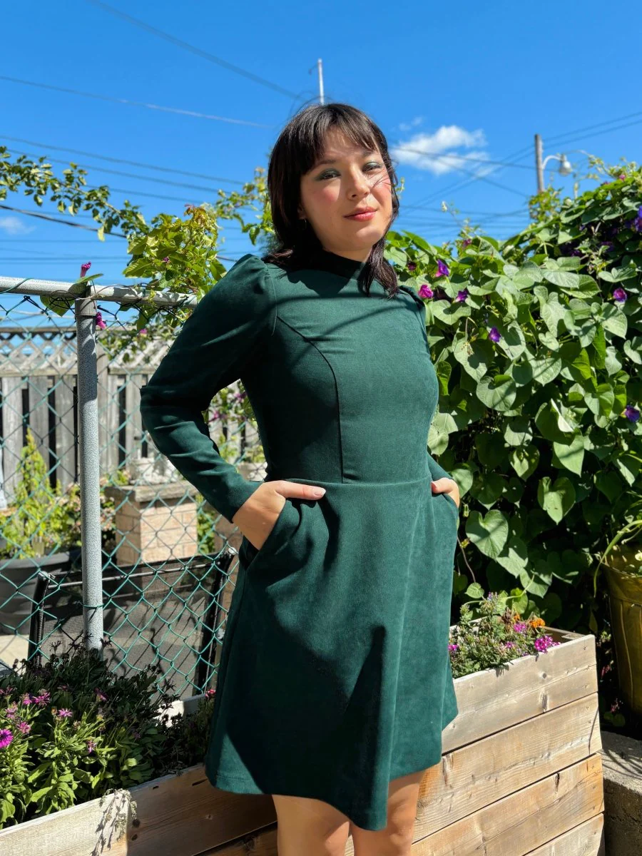 Birds of North America Topaz Dress - Conifer (Online Exclusive) - Image 8