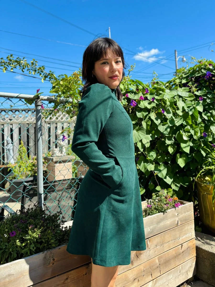 Birds of North America Topaz Dress - Conifer (Online Exclusive) - Image 9