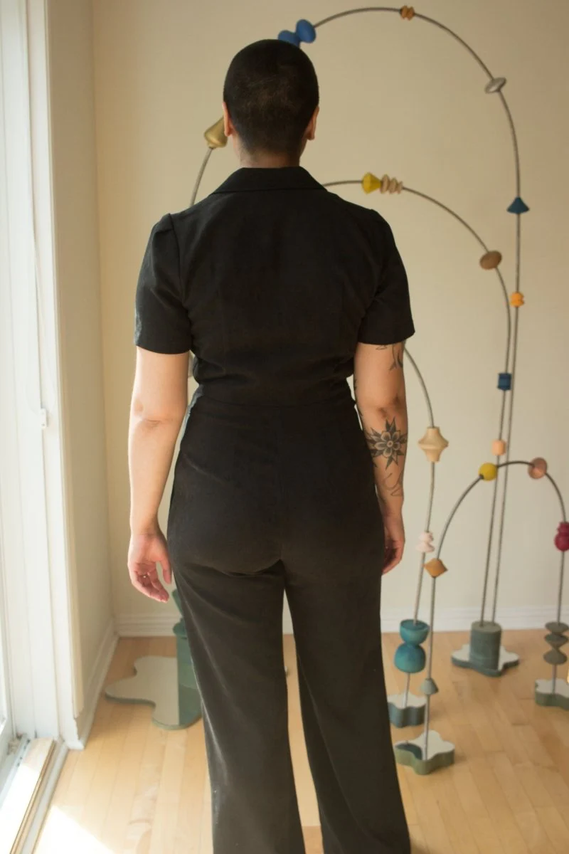 Birds of North America Tyrannulet Jumpsuit (Black) - Image 5