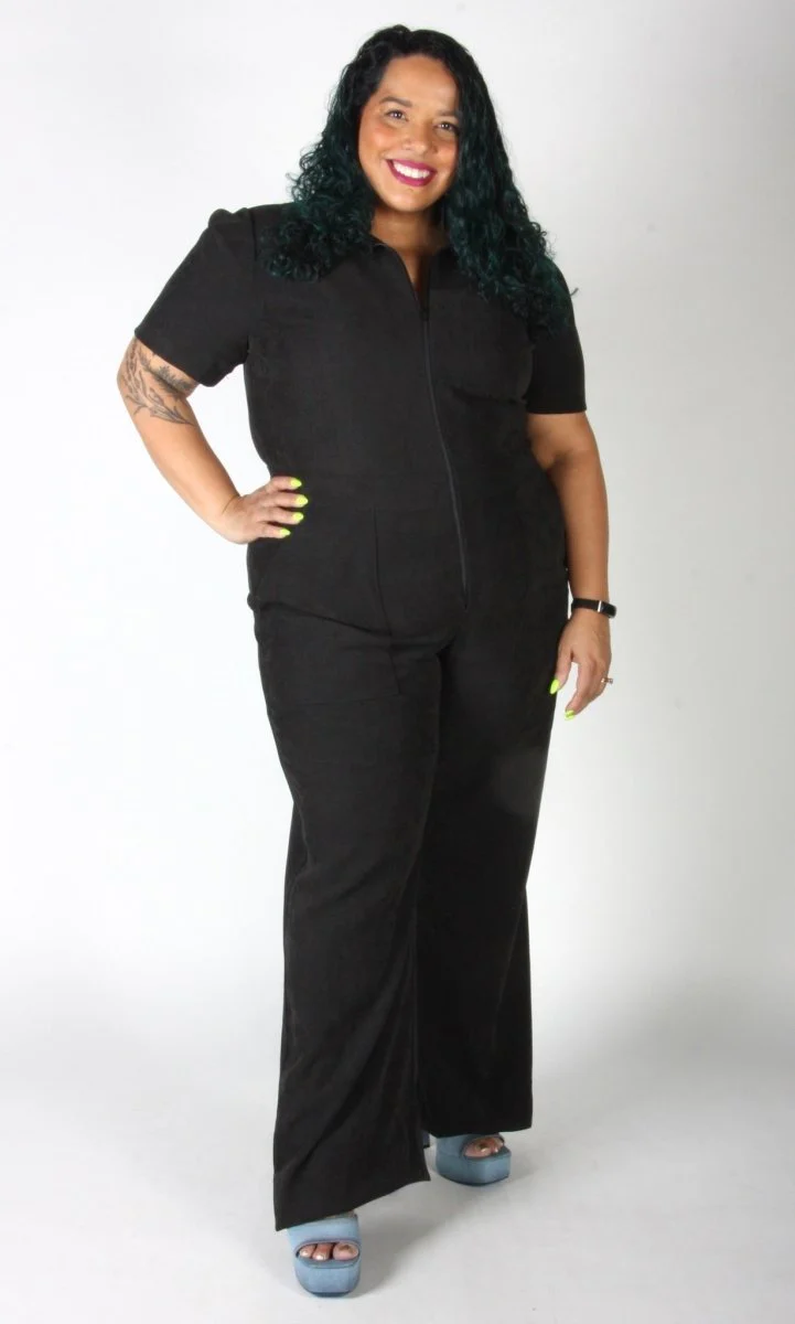 Birds of North America Tyrannulet Jumpsuit (Black) - Image 6