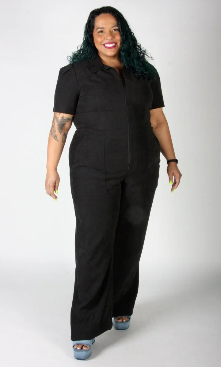 Birds of North America Tyrannulet Jumpsuit (Black) - Image 7
