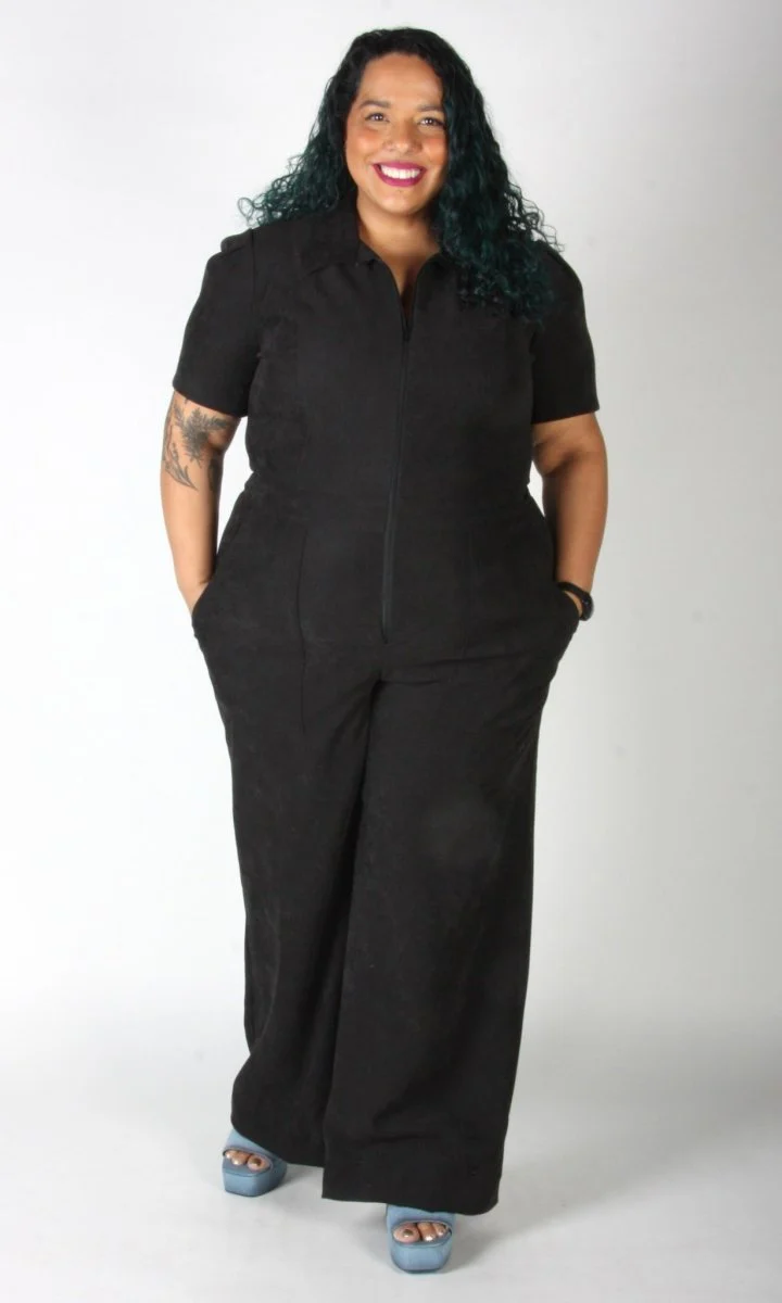 Birds of North America Tyrannulet Jumpsuit (Black) - Image 8