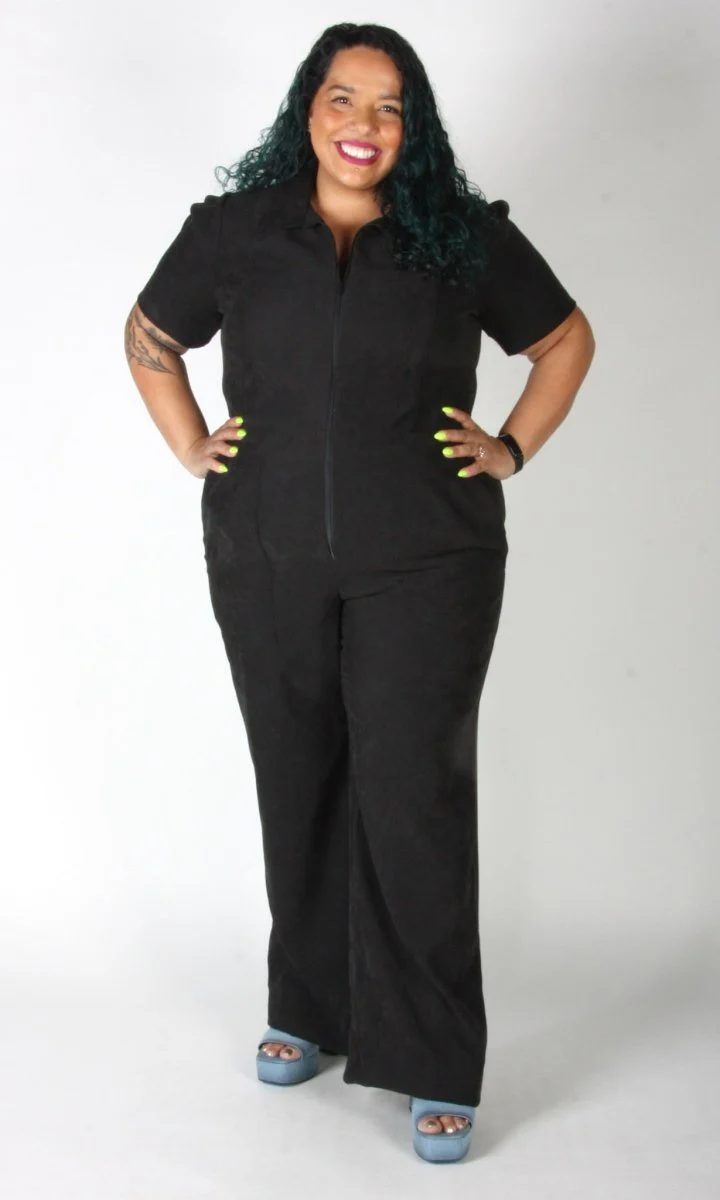 Birds of North America Tyrannulet Jumpsuit (Black) - Image 9