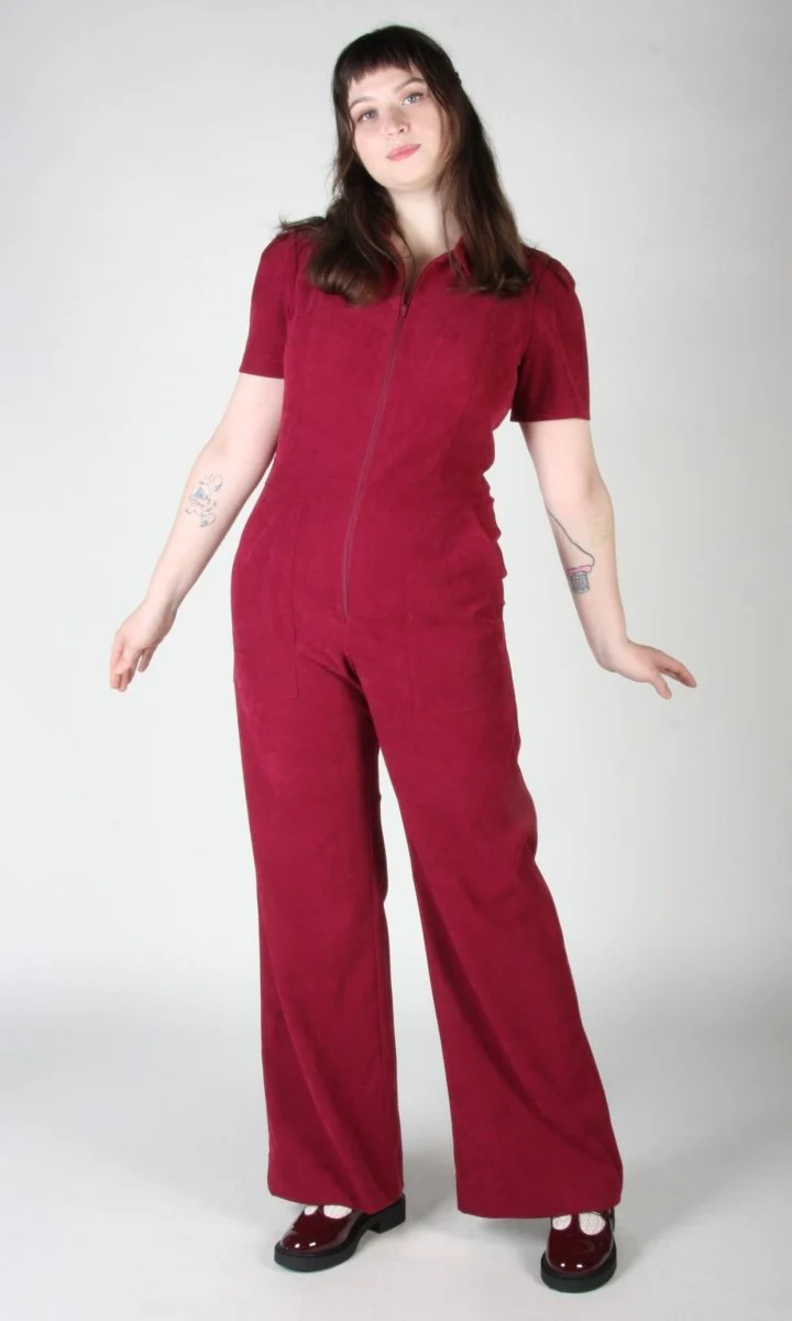 Birds of North America Tyrannulet Jumpsuit - Mulberry (Online Exclusive) - Image 10