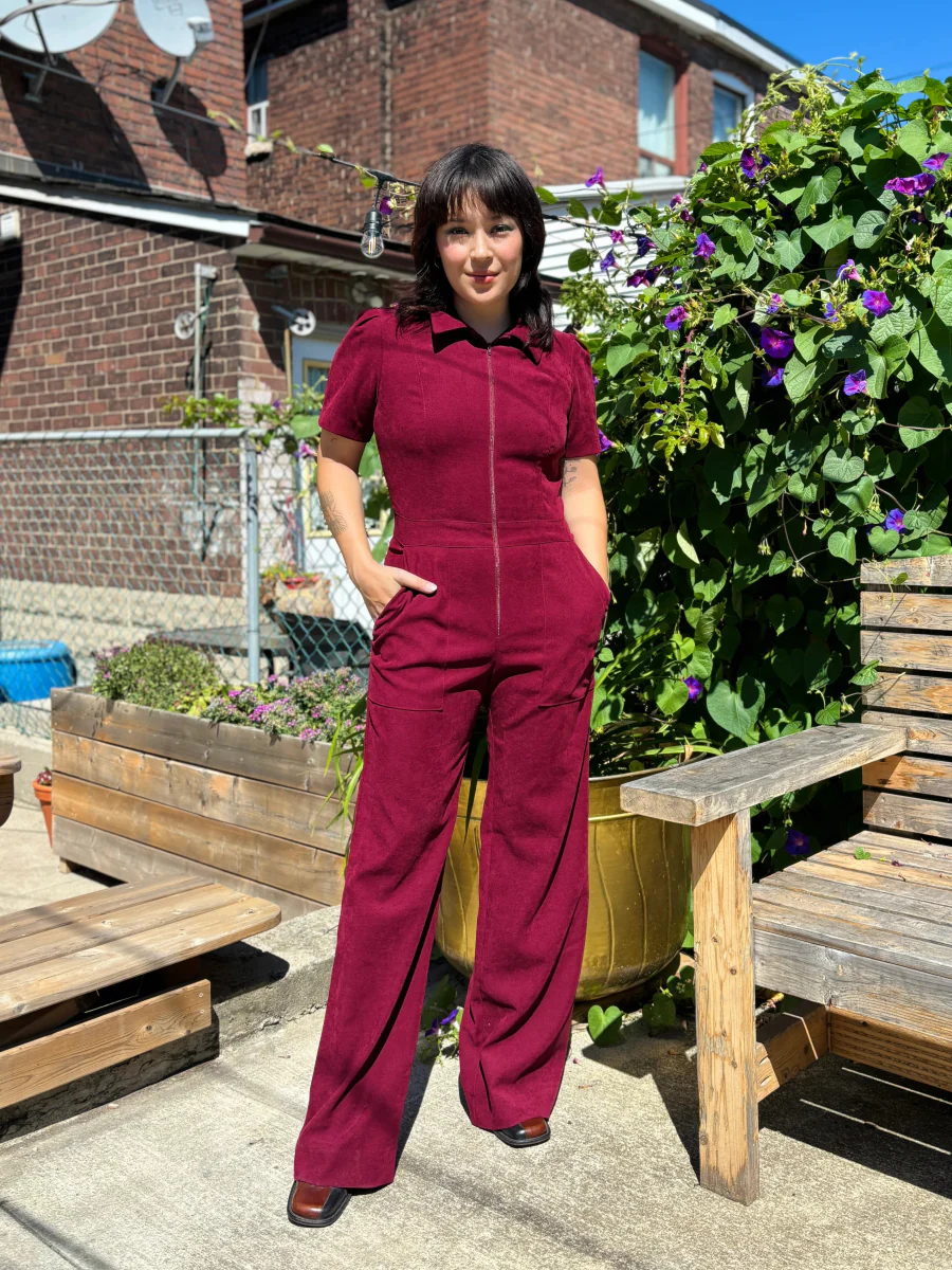 Birds of North America Tyrannulet Jumpsuit - Mulberry (Online Exclusive) - Image 14