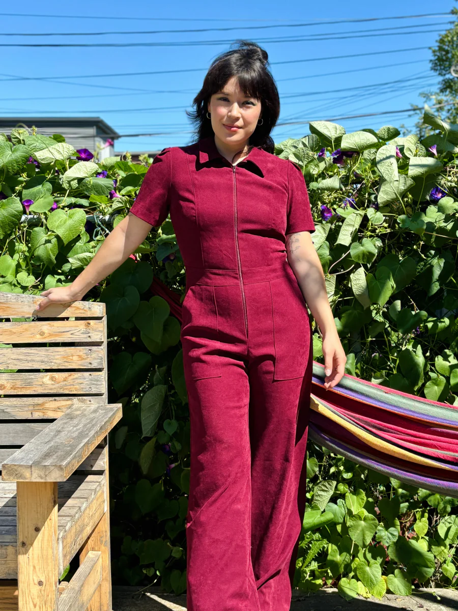 Birds of North America Tyrannulet Jumpsuit - Mulberry (Online Exclusive) - Image 16