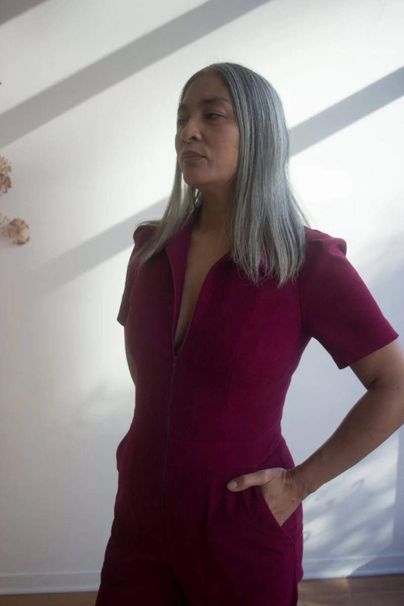 Birds of North America Tyrannulet Jumpsuit - Mulberry (Online Exclusive) - Image 3